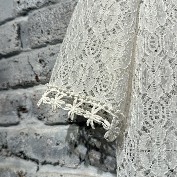 Lace Floral Sheer Bolero Shrug - Picture 3 of 6